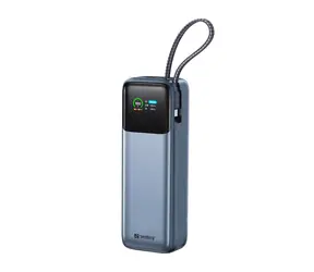 Sandberg All-in1 Powerbank 27000mAh modrá / 1x USB-A + 1x USB-C / Integrovaný USB-C kábel / PD240W