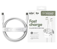 PanzerGlass empower 240W USB-C to USB-C USB 2.0 2M biela