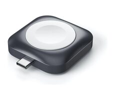 Satechi USB-C Magnetický nabíjací dock pre Apple Watch šedá