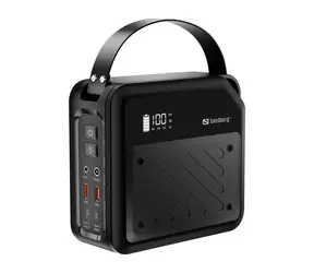 Sandberg DC Power Station 72000mAh čierna / 2x USB-A + 2x USB-C + 1x DC