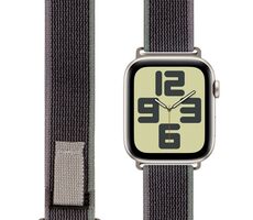 Obal:Me Textilný Remienok pre Apple Watch 42-49mm ML Grey/Green