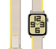 Obal:Me Textilný Remienok pre Apple Watch 42-49mm ML Beige/Yellow