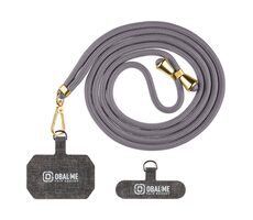 Obal:Me NeckTag Allure Popruh na Telefón Dark grey