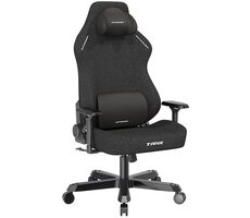 DXRacer TANK Herná stolička čierna / látka / výška postavy: 165-200 cm / nosnosť: 180 kg / kolieska