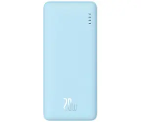 Baseus P10022801313-00 Airpow 10000mAh 20W modrá / Powerbanka / 1x USB-A + 1x USB-C + 1x microUSB