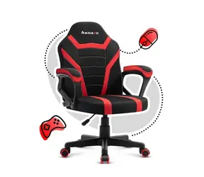 Huzaro Ranger 1.0 MESH červená / Detská herná stolička / nastaviteľná / nosnosť až 130 kg / látka & sieťovina