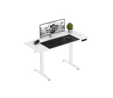 Mark Adler Leader 7.0 biela / Kancelársky elektrický stôl / 120 x 60 x 72-118 cm 