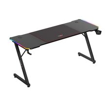 Huzaro Hero 4.8 RGB čierna / Herný stôl / 160 x 60 x 74 cm