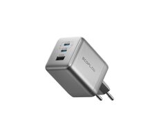EcoFLow Rapid Pre nabíjačka strieborná / 2x USB-C + 1x USB-A / 100W / GaN