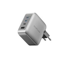 EcoFLow Rapid Pre nabíjačka strieborná / 3x USB-C + 1x USB-A / 140W / GaN