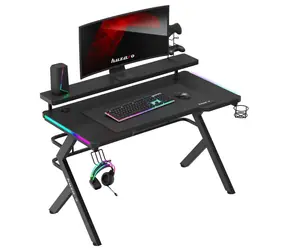 Huzaro Hero 5.0 RGB čierna / Herný stôl / 120 x 60 x 69.5 cm