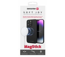 Swissten SOFT JOY MagStick Puzdro pre Apple iPhone 16e čierna