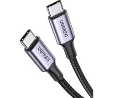 Ugreen US316 70427B USB-C - USB-C kábel 1m čierna / 100 W 