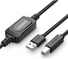 Ugreen US122 Active kábel pre tlačiareň 15m / USB 2.0 AB