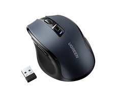 Ugreen MU006 bezdrôtová optická myš čierna / USB / bluetooth 5.0 / 4000 DPI