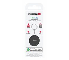 Swissten FindTag Chytrý lokátor s funkciou Apple Find My čierna / BLE
