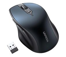 Ugreen MU101 Wireless Mouse modrá / bezdrôtová ergonomická myš / 2.4G / bluetooth