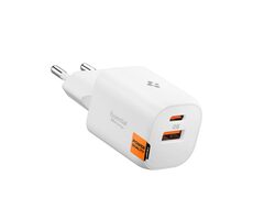 Spigen Essential EE352EU nabíjačka do auta biela / 1x USB-C / 1x USB-A / 35W 