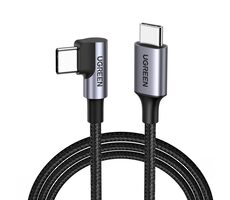 Ugreen US255 kábel USB-C - USB-C / kábel 0,5m / L-konektor