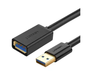 Ugreen predlžovací kábel USB 3.0 (samice) - USB 3.0 (samec) čierna / 1m 