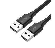 Ugreen 10311 kábel USB (male) - USB (male) čierna / 2 m