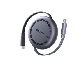 Ugreen 65905 Rýchlonabíjací navíjací kábel USB-C na USB-C 1m / 100 W