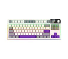 LORGAR KBP70TKLW (CZ&SK) béžová / bezdrôtová herná klávesnica 75% / CZ&SK / 2.4GHz / BT 5.0 / RGB