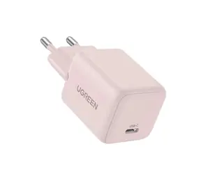 Ugreen X512 GAN POWER ADAPTER ružová / nabíjací adaptér / 1X USB-C / 20W