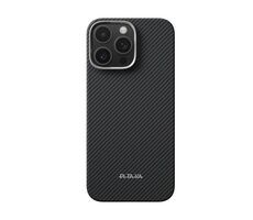 Pitaka Ultra-Slim PitaTap Case ochranný kryt pre Apple iPhone 16 Pre šedo-čierna