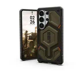 UAG Monarch Pro Zadný kryt pre Samsung Galaxy S26 Ultra Kevlar Element Green