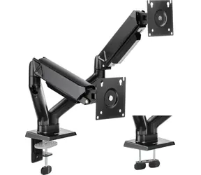 SENSE7 HANG DOUBLE stolný držiak na 2 monitory 17"-32" / nosnosť 2x 9kg / VESA