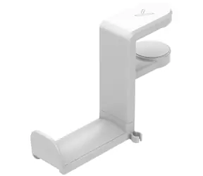 YENKEE YHS 02WE HINGE Držiak na slúchadlá biela / výška stola 0.8 - 4 cm
