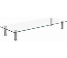 Gembird MS-TABLE-GM-01 Podstavec pod monitor sklenený / stredný