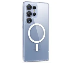 Swissten Puzdro Clear Jelly MagStick Metallic pre Samsung Galaxy S26 ULTRA 5G transparentné