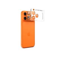 Spigen Glass TR EZ Fit Optik Pre XL sklo na fotoaparát pre Apple iPhone 17 Pre Max oranžová