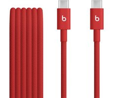 Beats kábel USB-C (M) - USB-C (M) 1.5 m červená / opletený / 60W