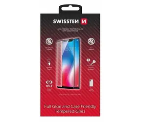 Swissten Ochranné sklo CASE FRIENDLY pre XIAOMI Redmi Note 15 Pre 5G čierne