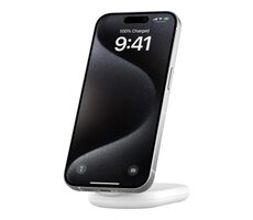 Belkin BOOST CHARGE Qi2 Magnetický nabíjací stojan biela / 15W / skladacia 