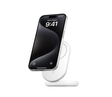 Belkin BOOST CHARGE Qi Magnetický nabíjací stojan biela / 15W / skladacia