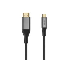 Epico UltraLink HDMI na USB-C kábel EC65 / 8K/60Hz / 2m / opletený kábel a hliníkové konektory / šedá 