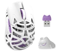 WLMOUSE Beast Miao biela / bezdrôtová myš / optická / 30000 DPI / 5 tlačidiel / 2.4GHz / USB-C 