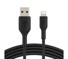 Belkin BOOST CHARGE kábel USB-A na Lightning čierna / 1m