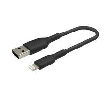 Belkin BOOST CHARGE kábel opletený USB-A na Lightning čierna / 15cm