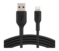 Belkin BOOST CHARGE kábel USB-A na Lightning čierna / 2m
