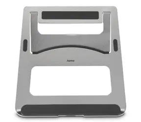 HAMA Aluminium strieborná / stojan na notebook od 28 cm (11") do 40 cm (15,6") / skladací / hliník