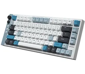 Lamzu Jet75 Gaming Tastatur biela / herná mechanická klávesnica / 75% / US layout / Gateron Jade switch / RGB / USB-C