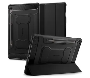 Rozbalené - Spigen Rugged Armor Pre ochranný kryt pre Samsung Galaxy Tab S10 FE+ čierna