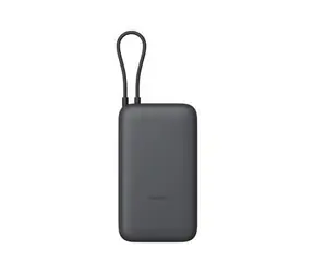 XIAOMI PowerBanka 20000mAh tmavo šedá / 1x USB-A + 1x USB-C / integrovaný kábel / 22.5W