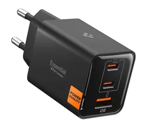 Spigen Essential EE473EU 47W / čierna / Nabíjačka / 2x USB-C / USB-A
