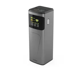 HAMA High Power 65 W šedá / powerbanka / 20000 mAh / 2x USB-C / 1x USB-A / PD / QC / displej